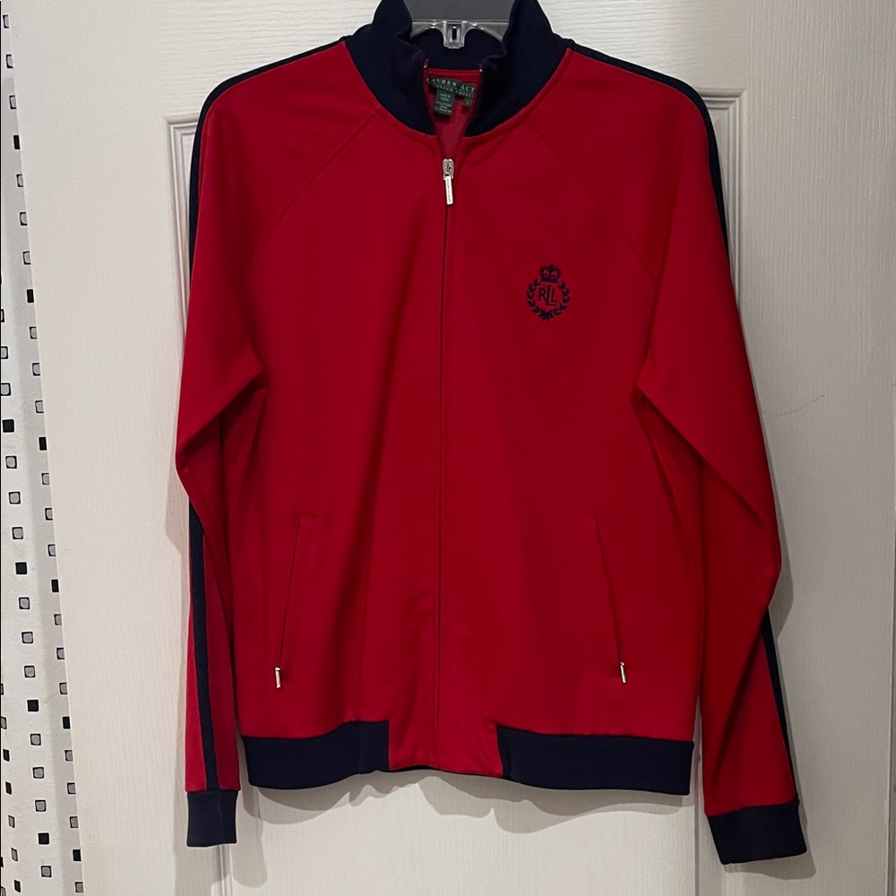 Ralph Lauren Red Jacket with Navy Accents